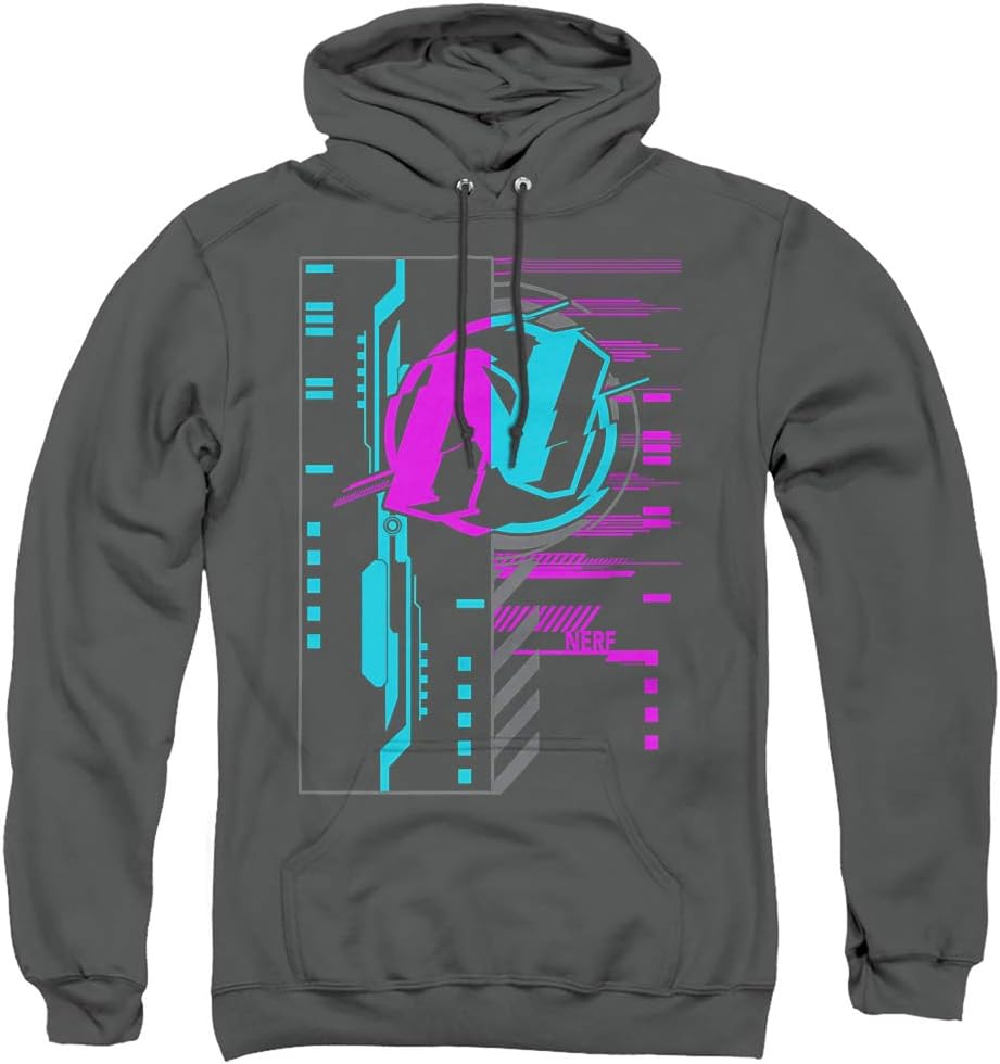 Trevco Nerf Cyber Unisex Adult Pull-Over Hoodie