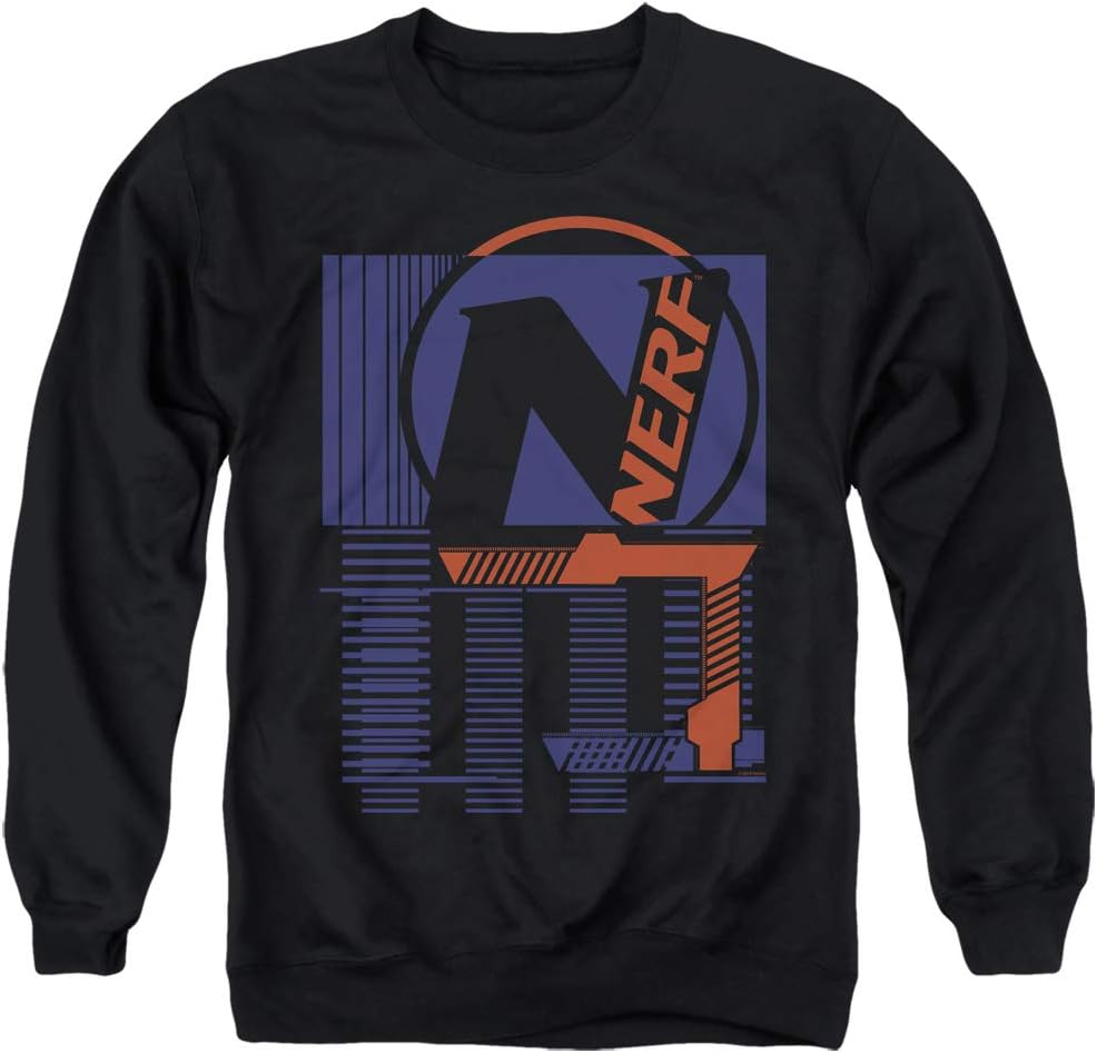 Nerf Grid Unisex Adult Crewneck Sweatshirt for Men and Women