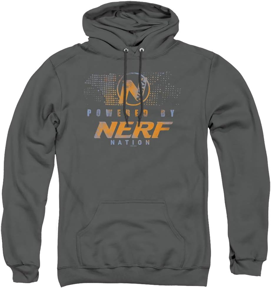 Trevco Nerf Powered By Nerf Nation Unisex Adult Pull-Over Hoodie