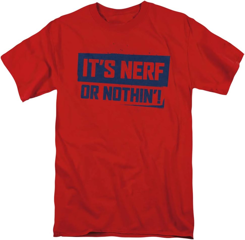 Nerf Nerf Or Nothing Unisex Adult T Shirt for Men and Women
