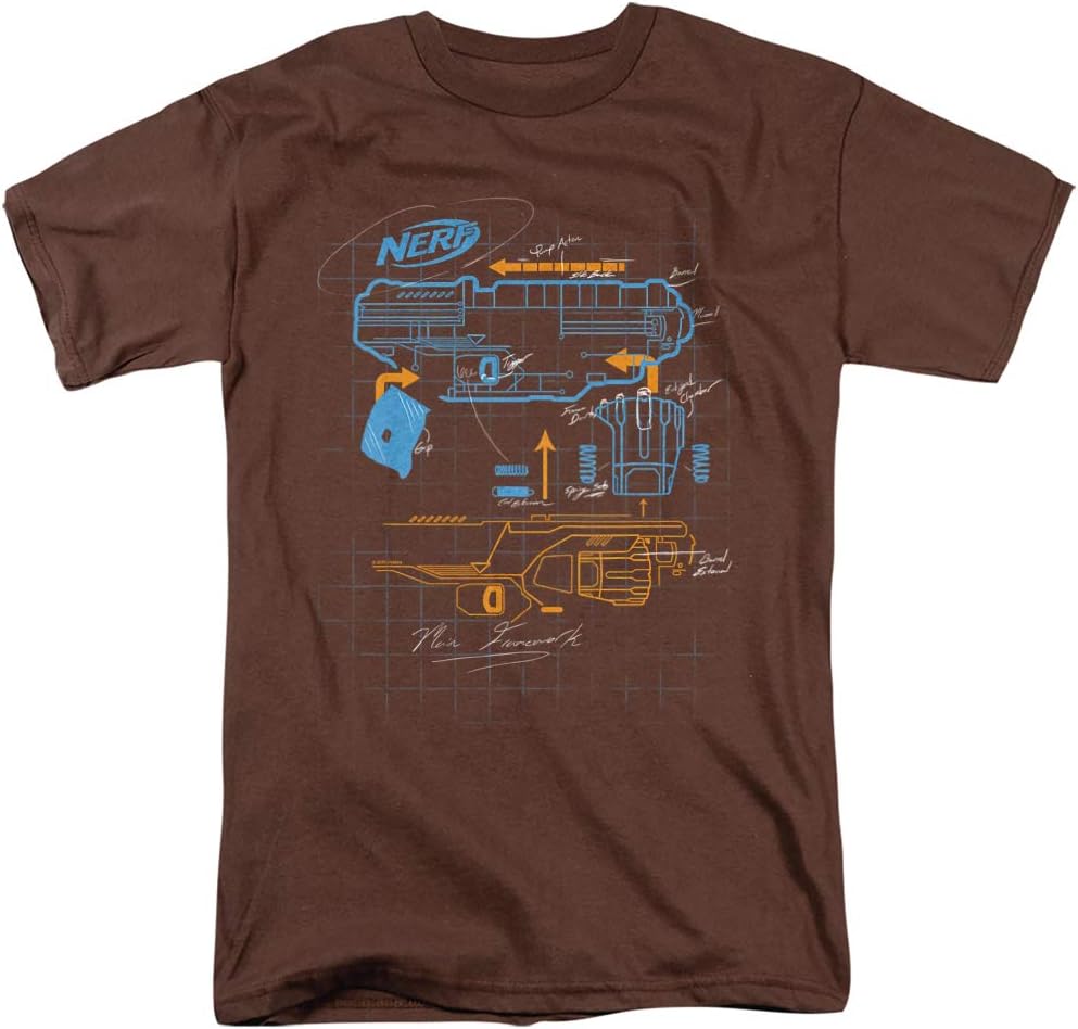 Nerf Deconstructed Nerf Gun Unisex Adult T Shirt for Men and Women