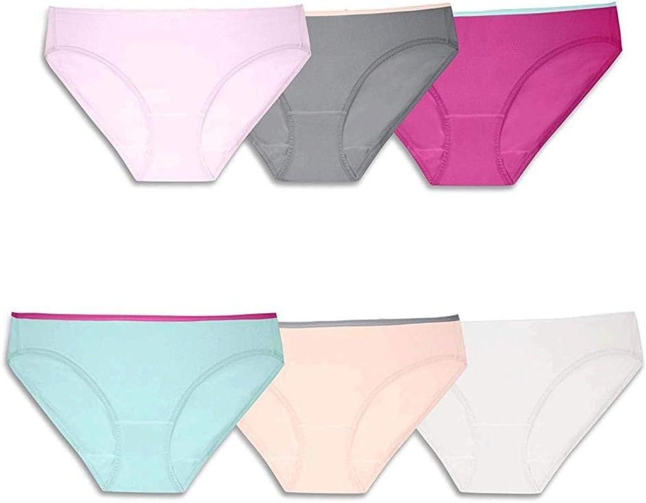 Fruit of the Loom Women' Breathable Underwear, Moisture Wicking Keeps You Cool & Comfortable, Available in Plus Size