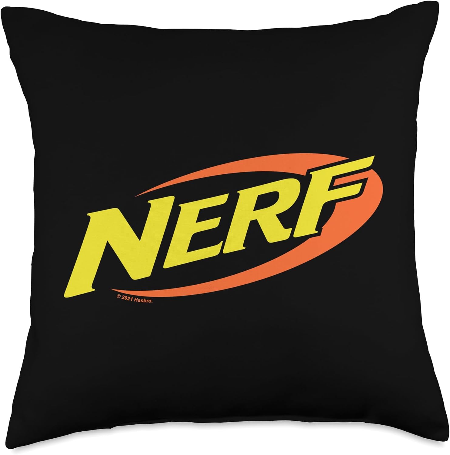 Nerf Classic Logo Throw Pillow, 18x18, Multicolor