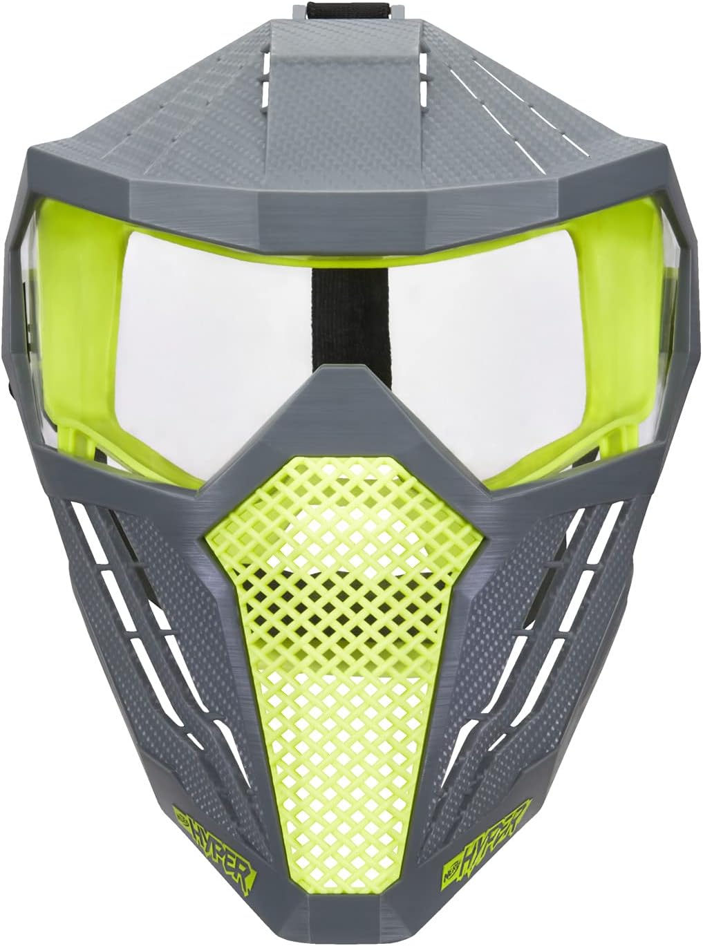 NERF Hyper Face-Mask - Breathable Design, Adjustable Head Strap, Green Team Color - for Teens,-Adults