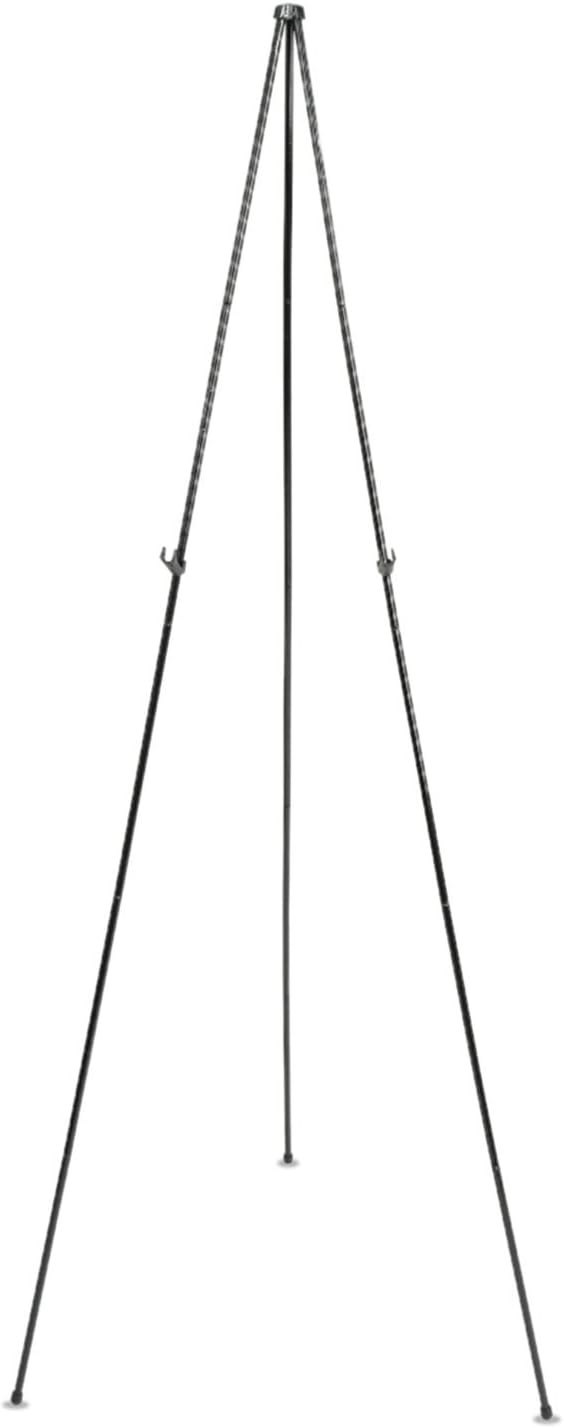 Quartet Instant Easel 63 Stand, Supports 5 lbs., Tripod Base, Powder Coated Steel Material, Collapsible, Black (29E)