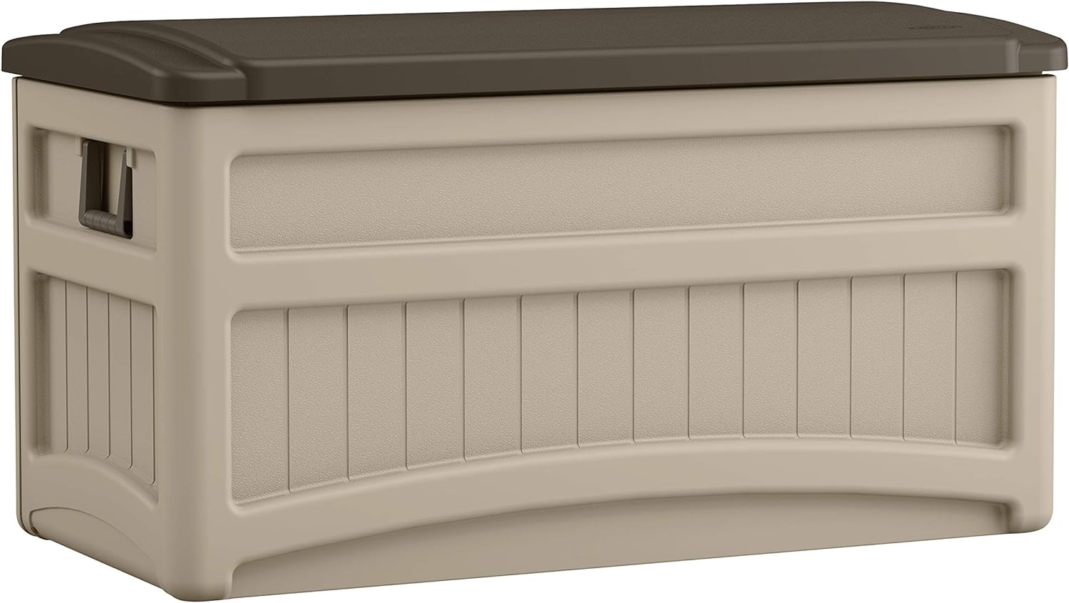 Suncast DB8000B Deck Box, Deluxe, Light Taupe