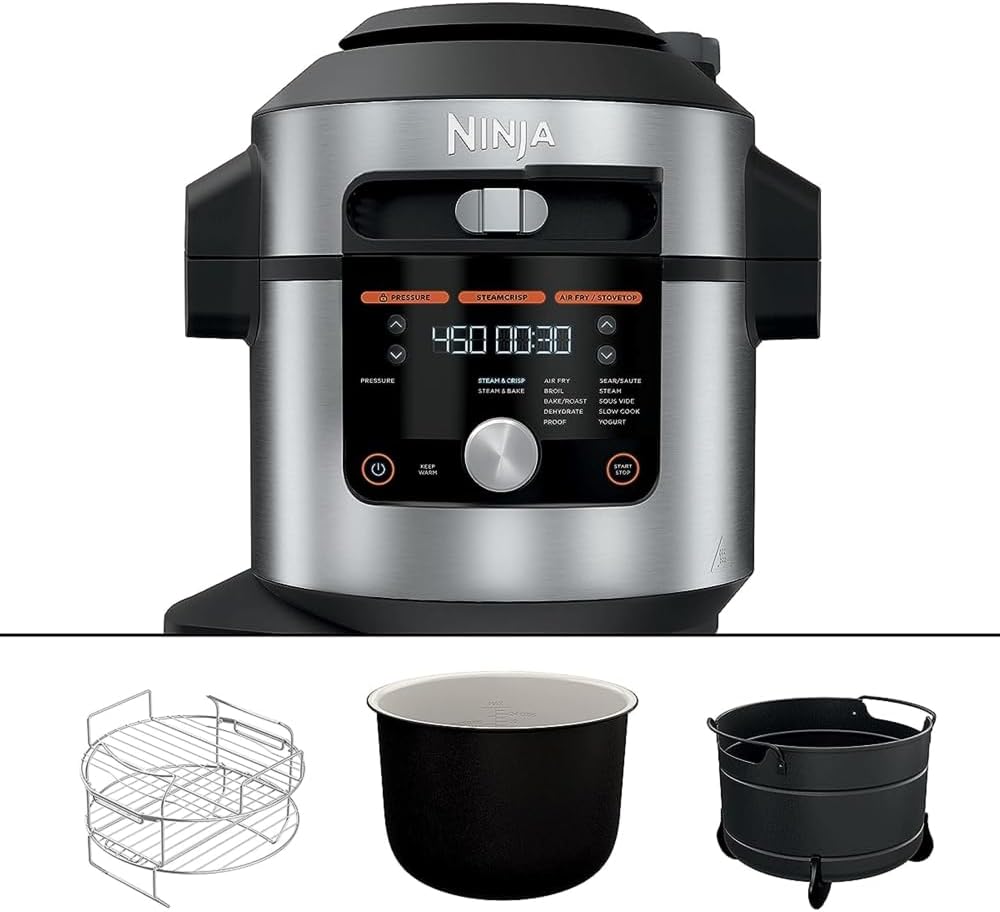 Wow, this new kitchen device has me speechless! Coming from a busy working mama of 2 young kids, this saves me so much time everyday. Less time I spend in the kitchen means more time I can spend with my family. I knew I wanted a pressure cooker and did so many reviews/research before buying the Ninja Smart Pressure Cooker. Pressure cookers have always intimated me which is why I never bought one but now kicking myself for not getting one sooner! I love to cook and it never bothered me to spend t