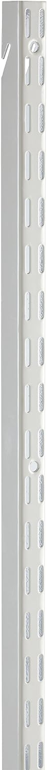 Rubbermaid Fast Track Upright, Hardware, 47.5, White, Durable, Ideal for Pantries, Linen Closets, Laundry Rooms, Utility Rooms