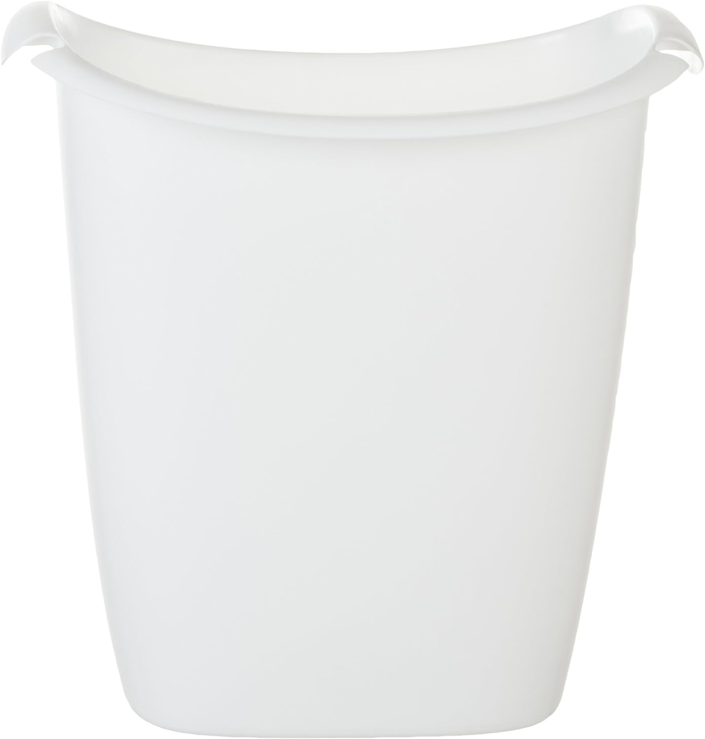 Rubbermaid Small Trash Can, Plastic, 3.5-Gallon/14-Court, White Wastebasket for Kitchen/Office/Bedroom/Bathroom