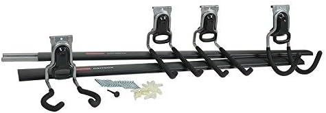 Rubbermaid FastTrack Garage Storage System Tool Hanging Kit, Garage Organization, Wall Mount Holder for Garden Lawn Tools