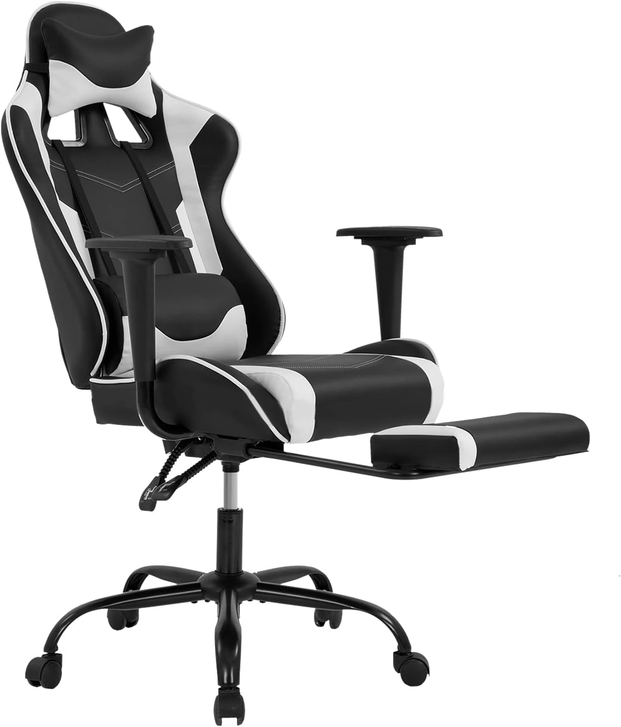 I recently purchased the PC Gaming Chair Desk Chair Ergonomic Office Chair, and I must say, it has significantly enhanced my gaming experience. This chair is an absolute game-changer, offering unmatched comfort, style, and ergonomic support.Firstly, the build quality of this gaming chair is top-notch. The materials used are sturdy and durable, ensuring long-lasting use without any signs of wear and tear. The chair' overall construction is impressive, featuring a solid metal frame that supports 