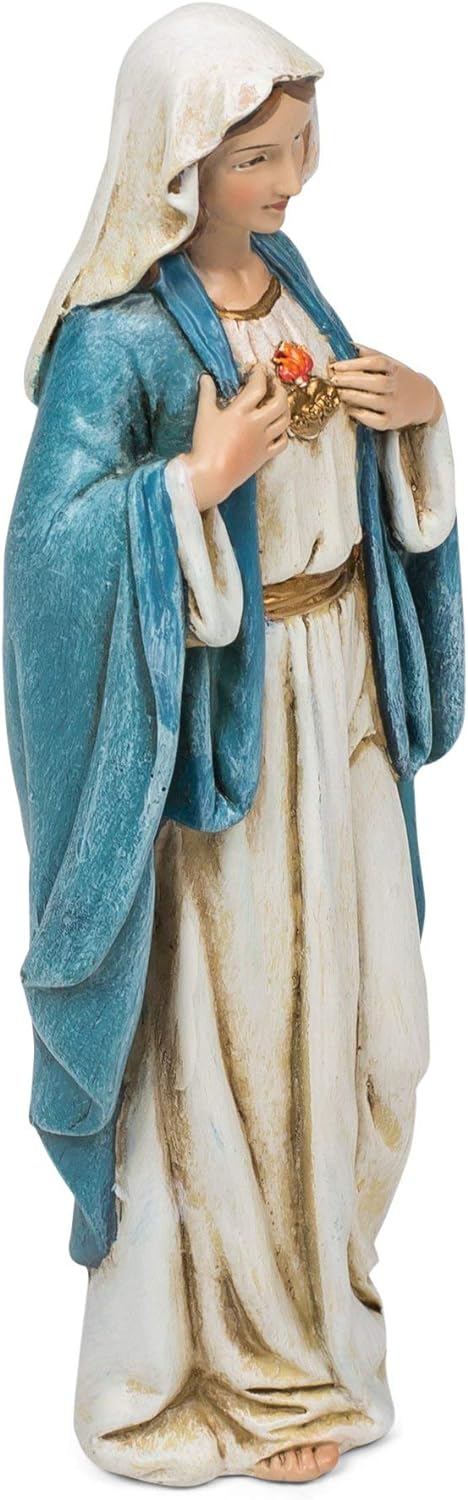 JOSEPH'S STUDIO Renaissance Collection by Roman Exclusive Immaculate Heart of Mary Figurine, 6-Inch