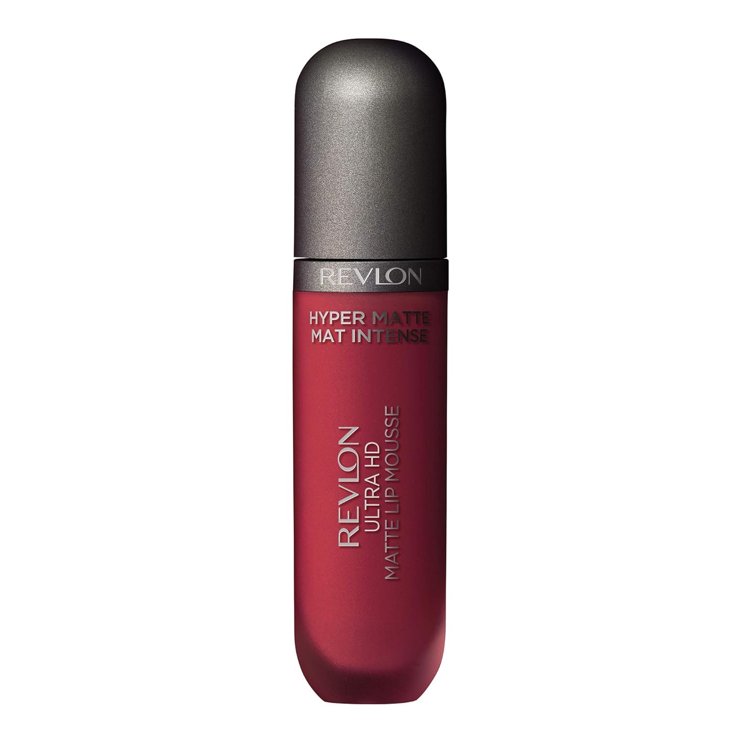 Revlon Liquid Lipstick, Face Makeup, Ultra HD Matte Lip Mousse, Longwear Rich Lip Colors in Red / Coral, 815 Red Hot, 0.02 Oz