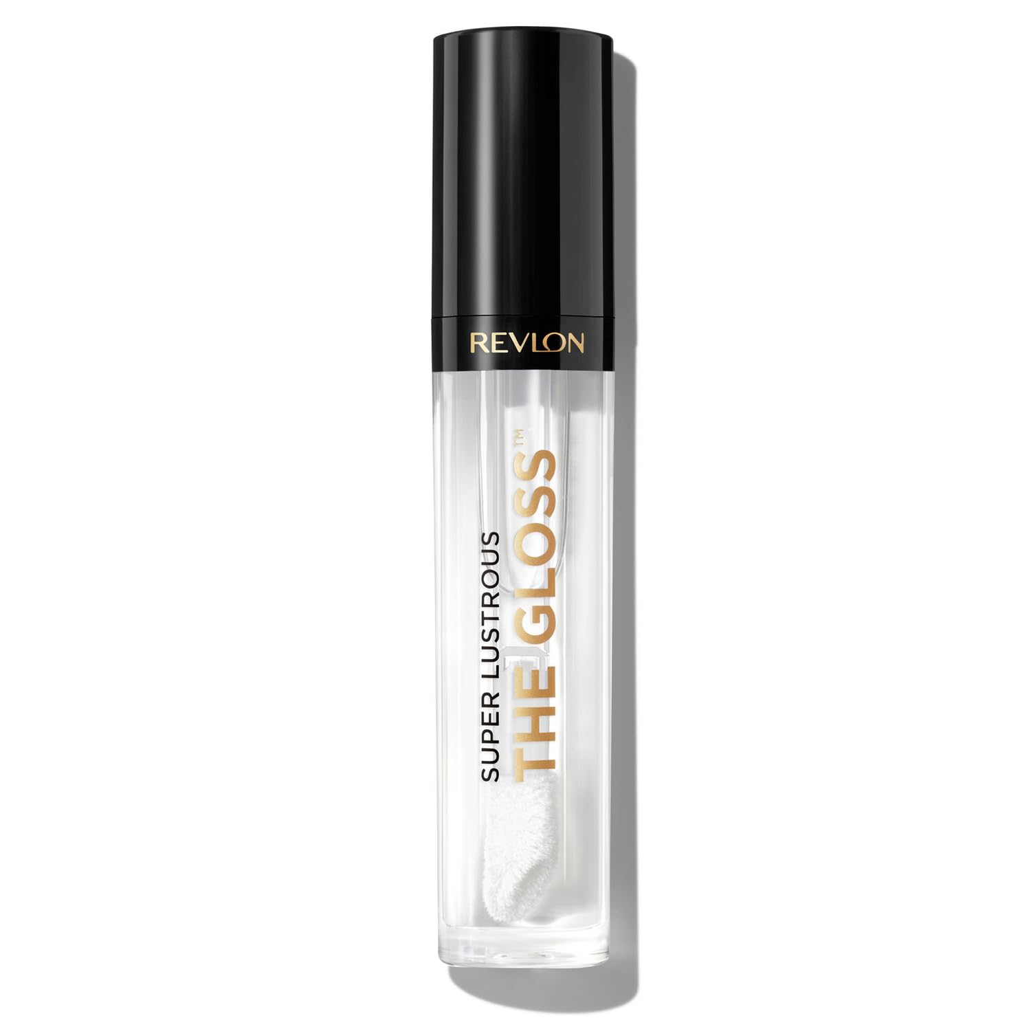 Revlon Lip Gloss, Super Lustrous The Gloss, Non-Sticky, High Shine Finish, 200 Crystal Clear