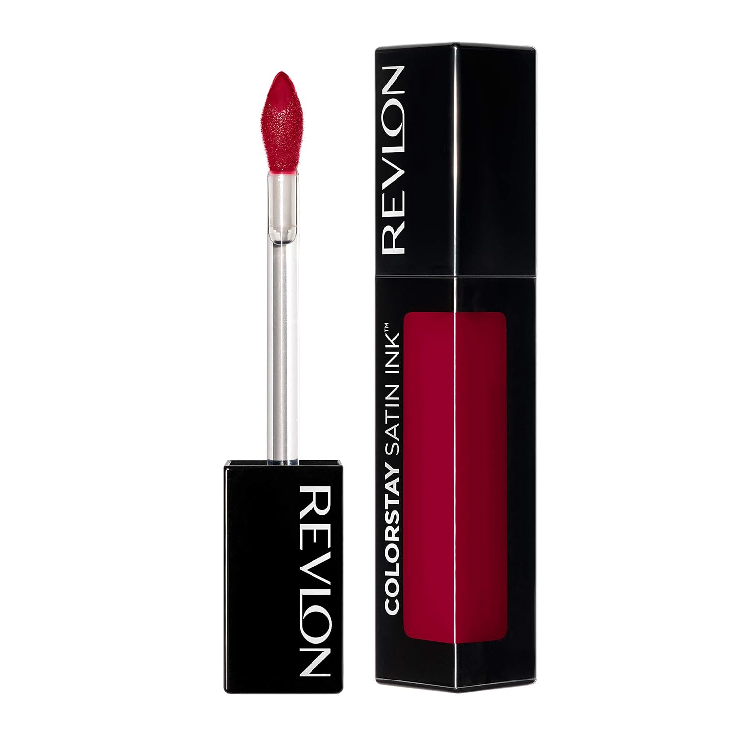 Revlon Liquid Lipstick, Face Makeup, ColorStay Satin Ink, Longwear Rich Lip Colors, Formulated with Black Currant Seed Oil, 020 On a Mission, 0.17 Fl Oz