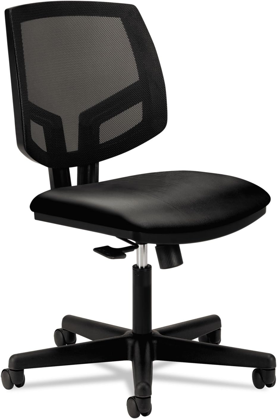 HON HON5711SB11T Volt Mesh Back Task Chair | Center-Tilt | Black SofThread Leather