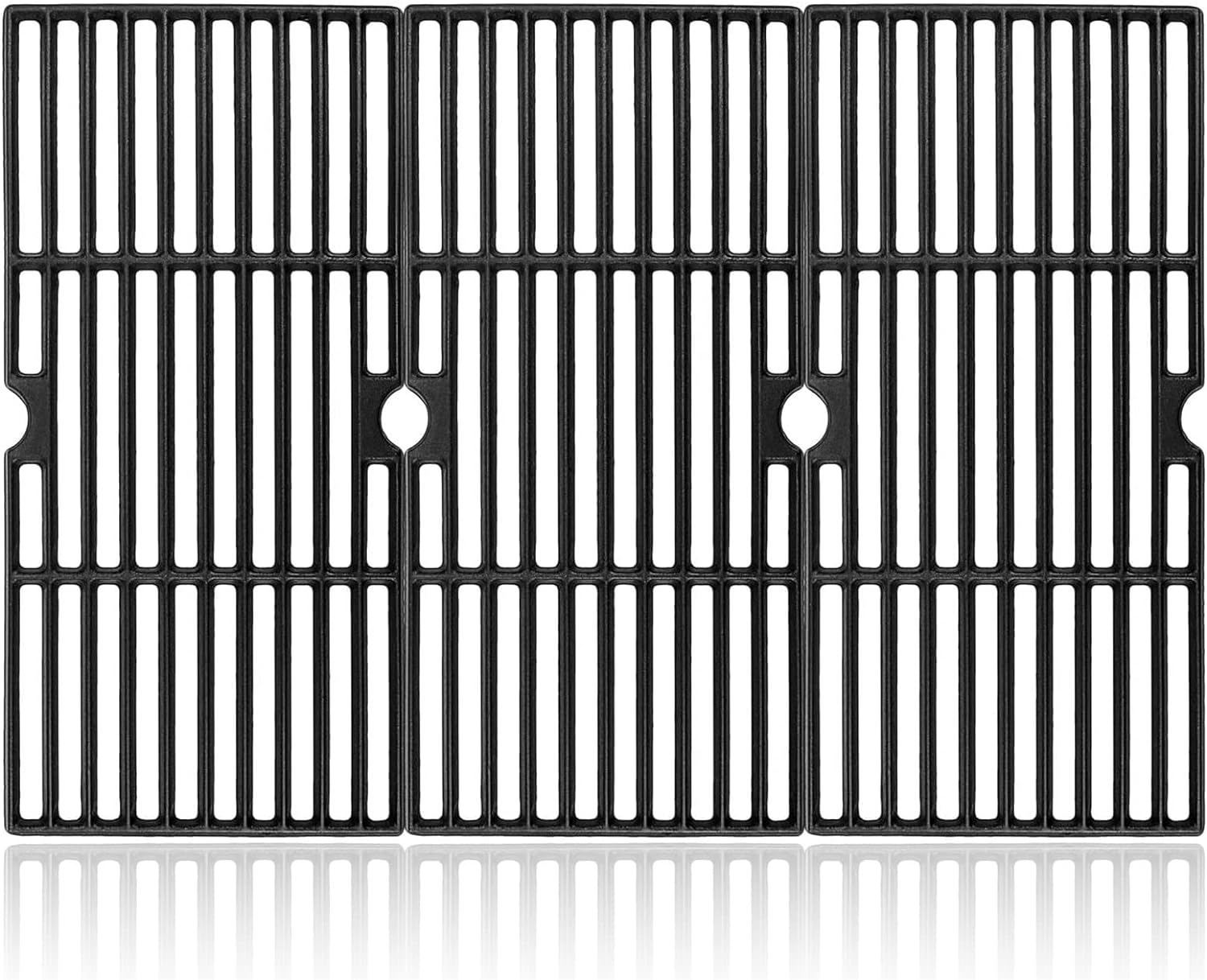 Uniflasy Cast Iron Cooking Grates for Charbroil Advantage 463343015 463344015 463344116 463250509 463370719 for Charbroil Gas2Coal 463340516, Broil King, KenmoreGas Grill G467-0002-W1,16 15/16 Grid