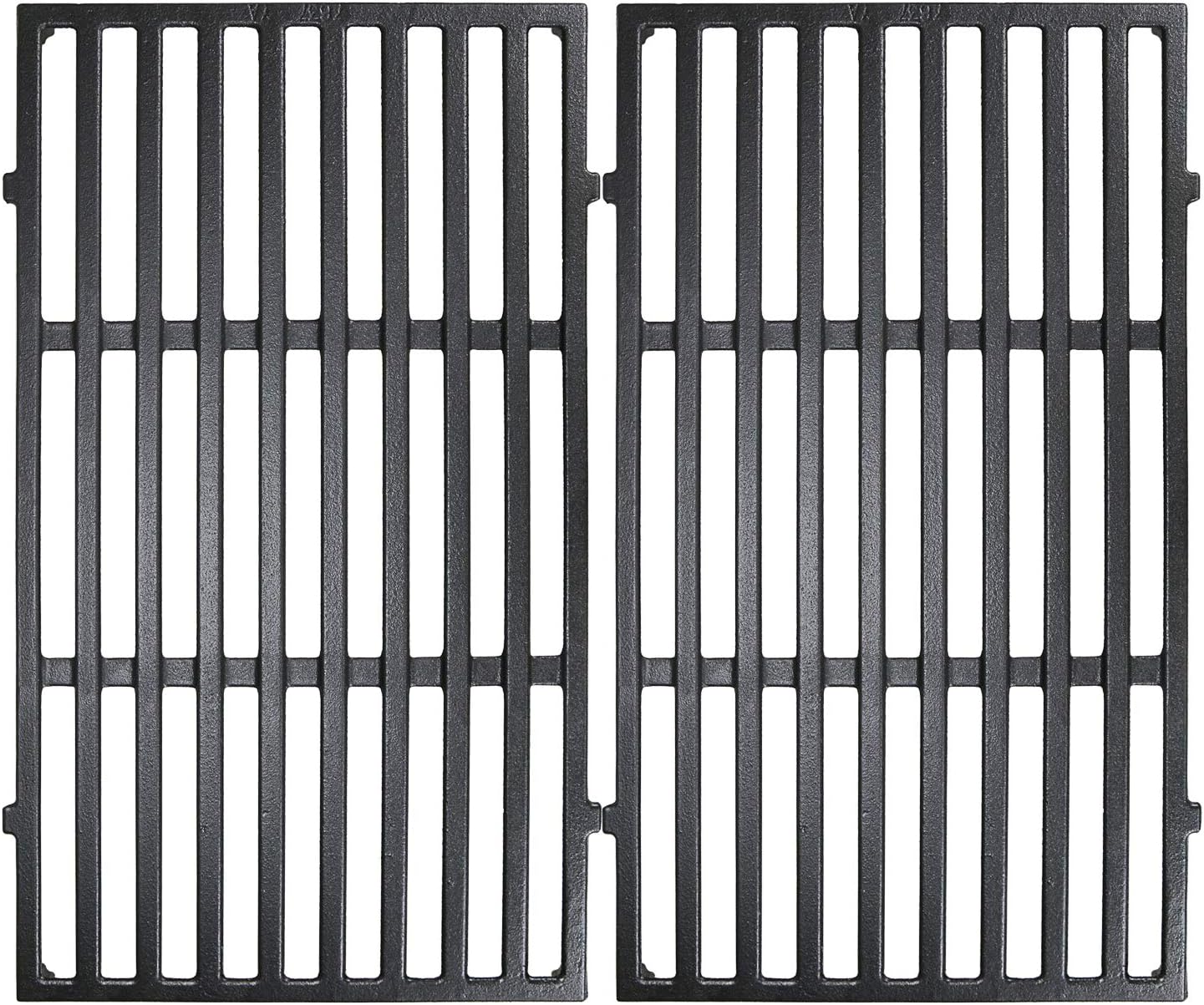 Utheer 7637 17.5 Inches Cast Iron Grill Grates for Weber Spirit 200 E210 E-220 S210 S-220, Spirit II 200 Series Gas Grills, Grill Parts for Weber 7637 Gas Grills with Front-Mounted Control Panels