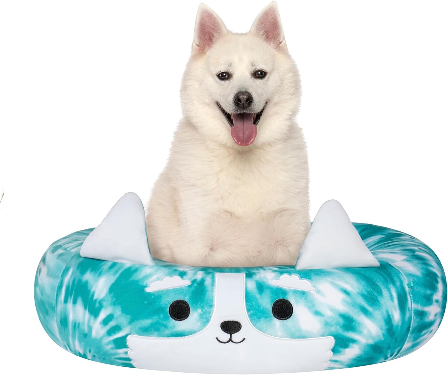 Squishmallows Original 30-Inch Halver The Corgi Pet Bed - Large Ultrasoft Official Plush Pet Bed