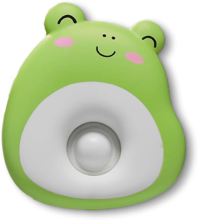 Top Trenz Slow-Rise Squishy Cloud Pop - Squishmallows Wendy The Frog - Stress-Relieving Sensory Toy, Ideal for Classroom Focus, Party Favors, & Engaging Hand Activity, Features Exciting Frog Design