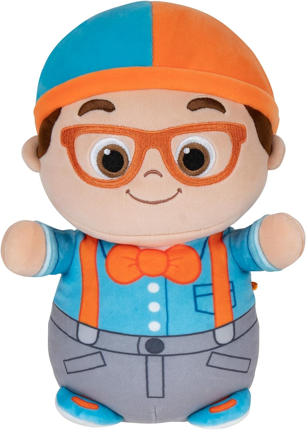 Squishmallows HugMees Original 10-Inch Blippi - Medium-Sized Ultrasoft Official Jazwares Plush