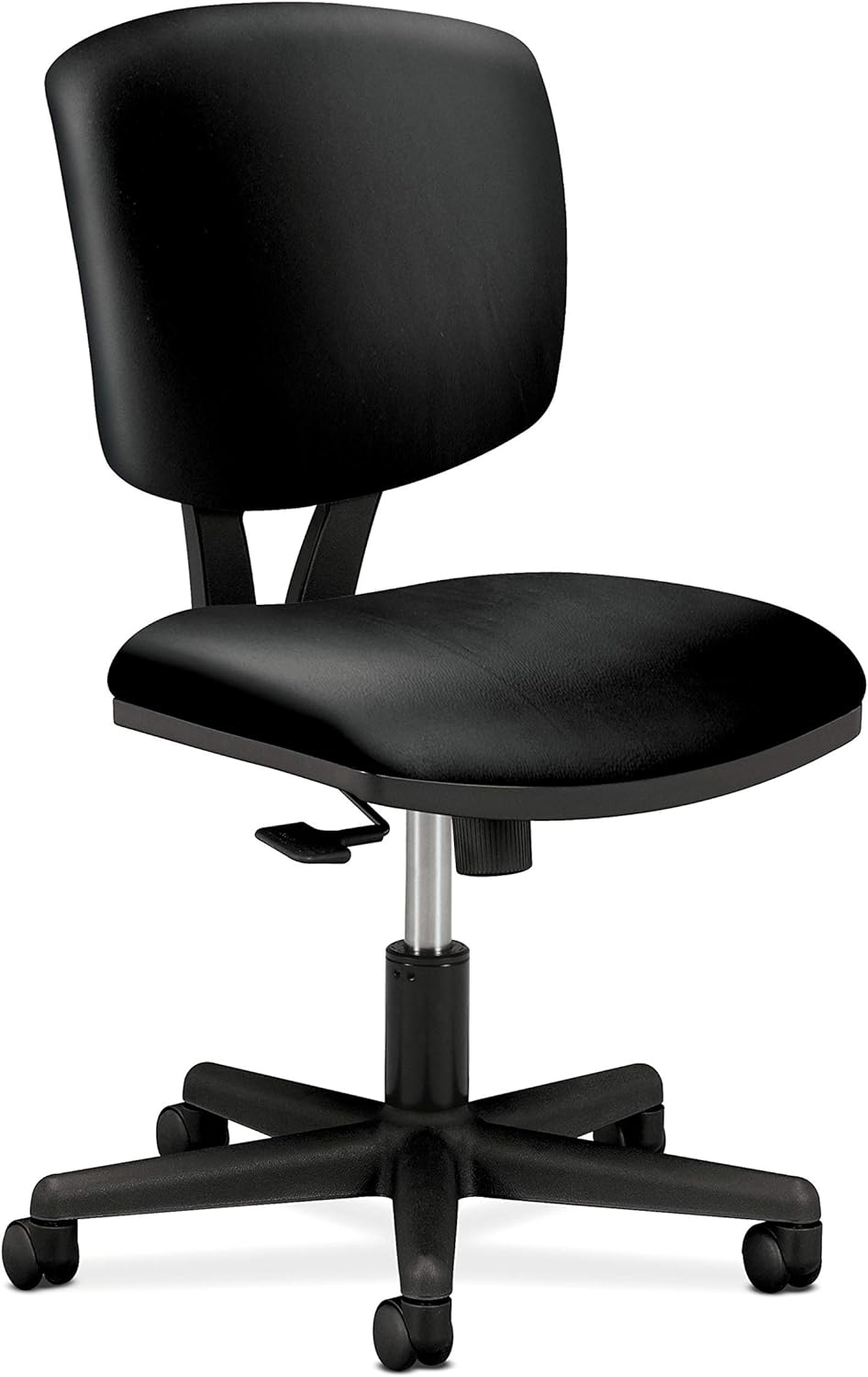 HON Volt SofThread Leather Task, Computer Chair for Office Desk, Black
