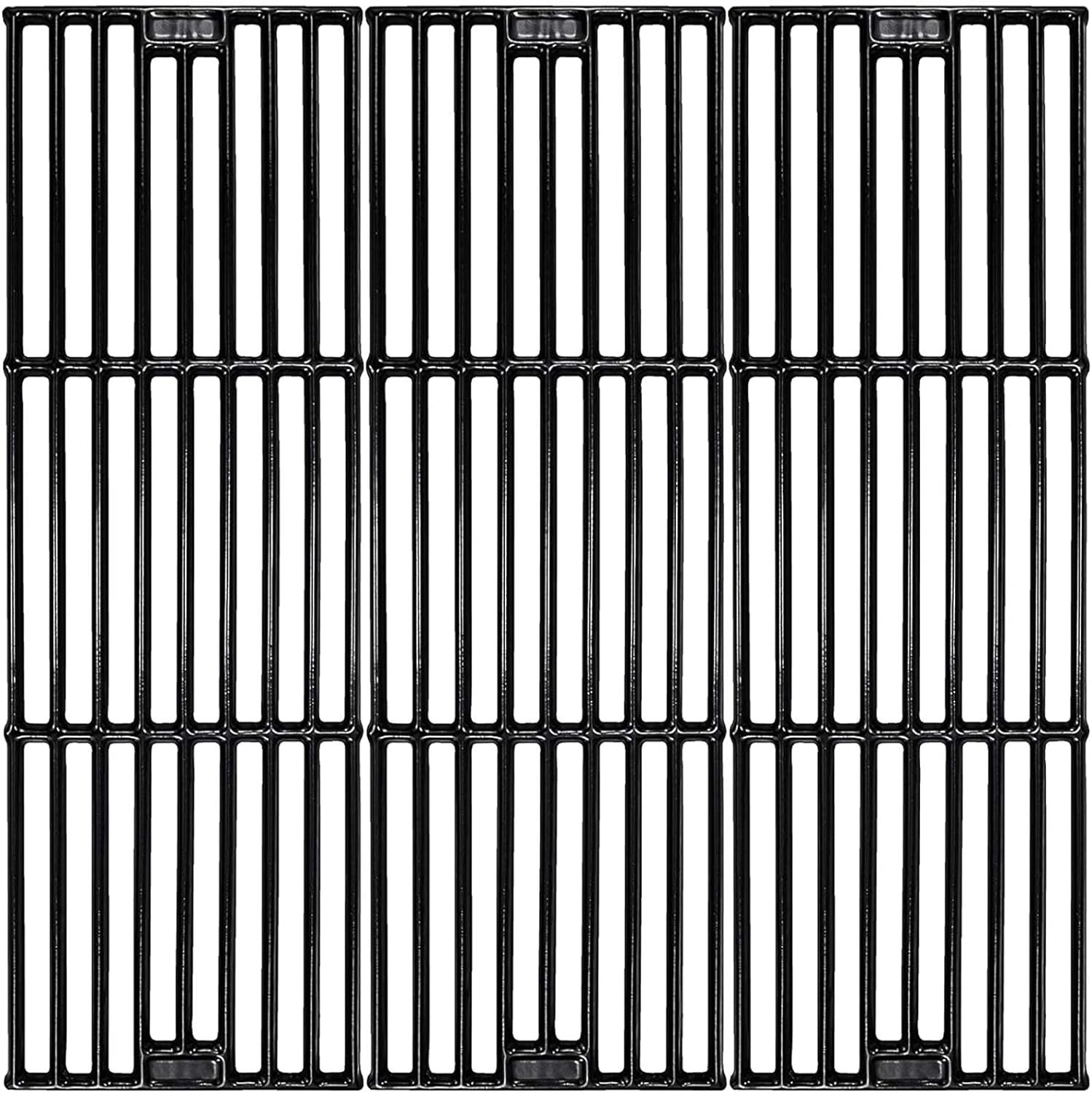 Uniflasy Grill Cooking Grates for Chargriller 5050, 2121, 2123, 2222, 2828, 3001, 3008, 3725, 3030, 4000, 5252, King Griller 3008, 5252, 3 Pack 19 3/4 Inch Char Griller Duo 5050 Grids