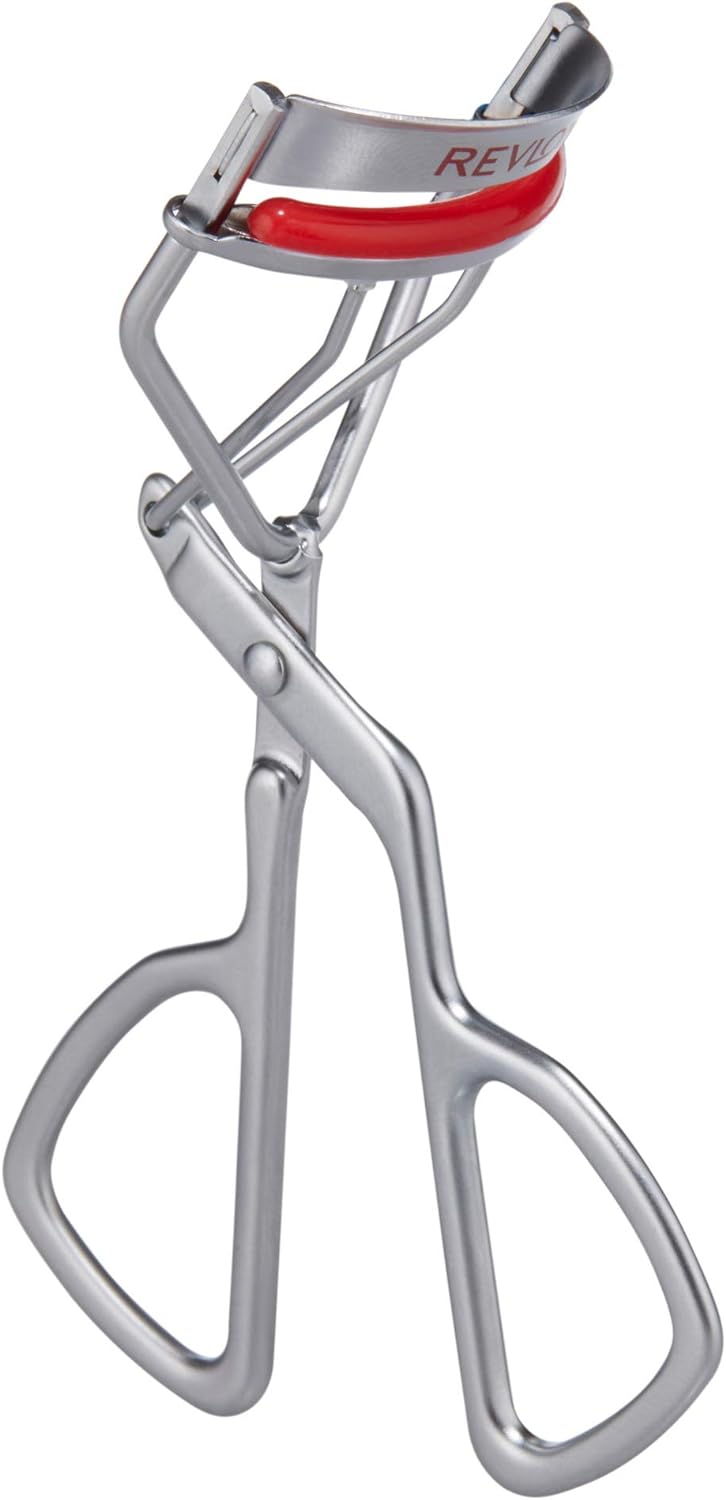 Revlon Salon Pro Eyelash Curler, Made with Corrosion Resistant Stainless Steel, For a Dramatic Curl, with Latex Free Silicone Pads