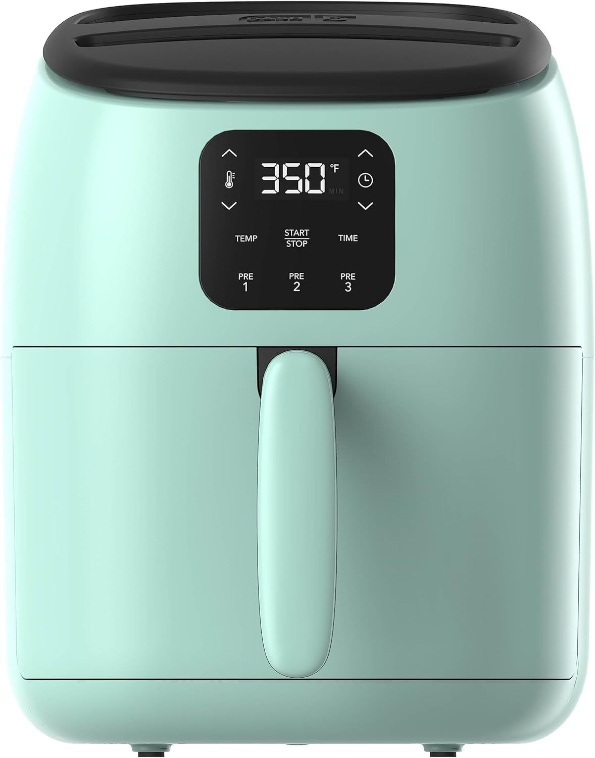 DASH Tasti-Crisp Electric Air Fryer Oven, 2.6 Qt., Aqua  Compact Air Fryer for Healthier Food in Minutes, Ideal for Small Spaces - Auto Shut Off, Digital, 1000-Watt