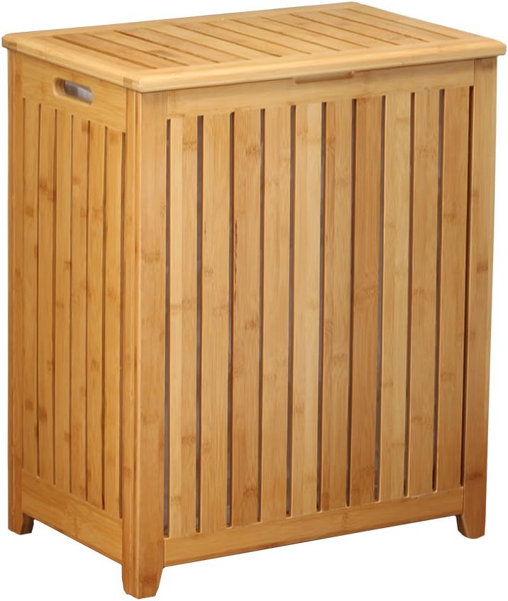 Oceanstar Spa-Style Bamboo Laundry Hamper