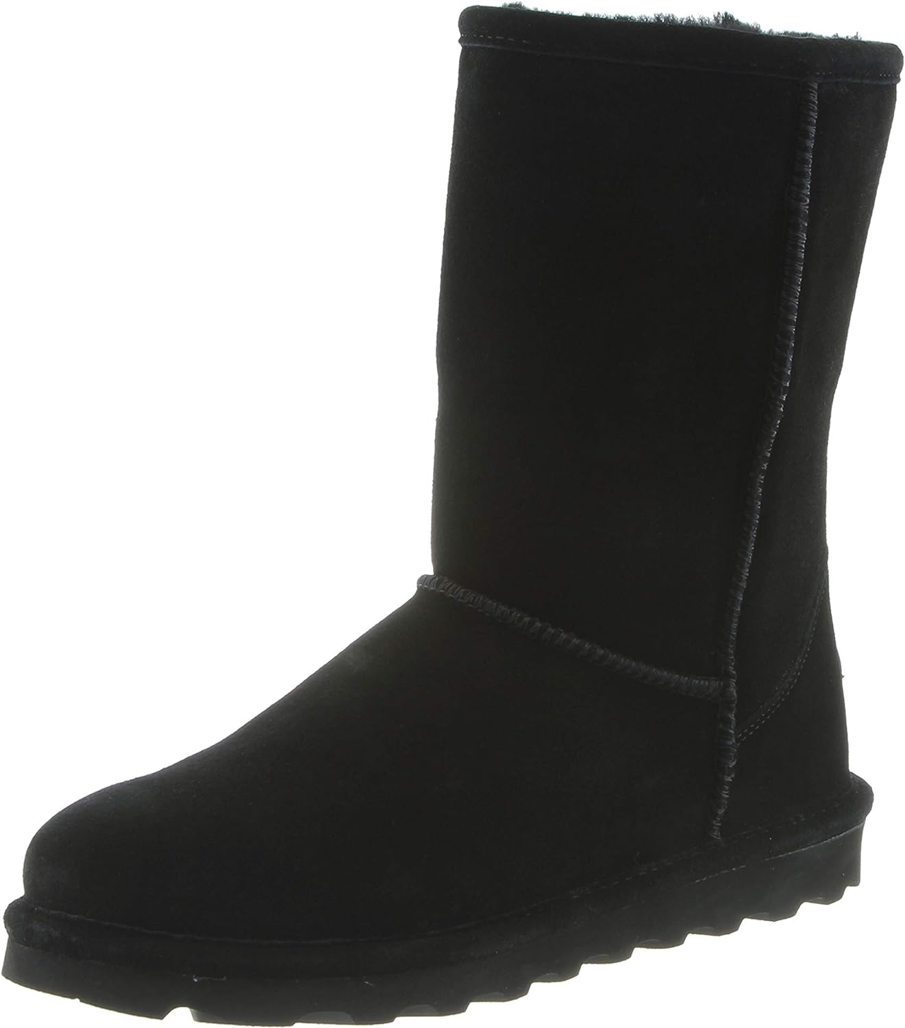 BEARPAW Women' Elle Short Multiple Colors | Women' Boot Classic Suede | Women' Slip On Boot | Comfortable Winter Boot