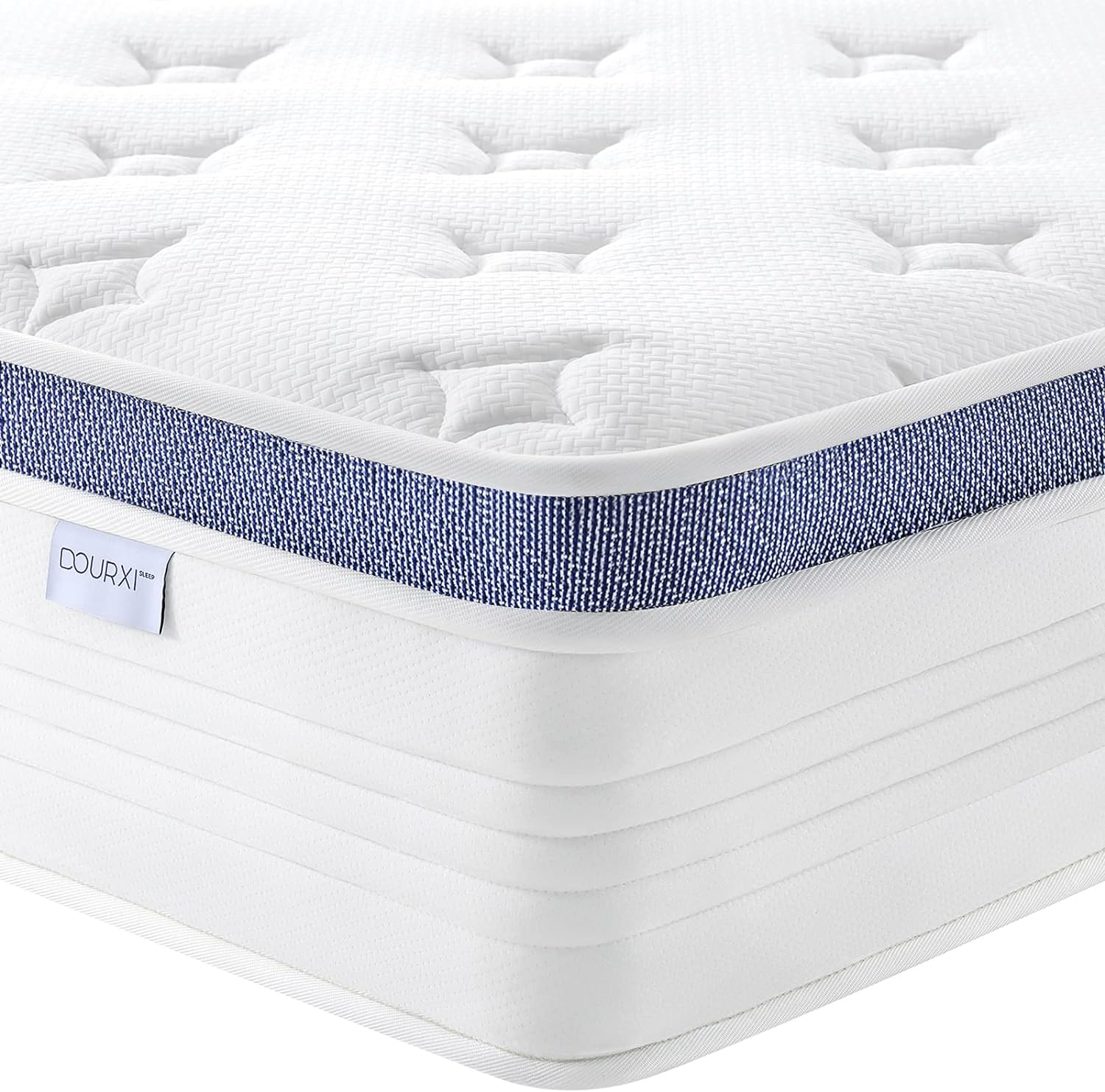 Dourxi Full Mattress, 12 Inch Hybrid Mattress in a Box with Gel Memory Foam, Individually Pocketed Springs for Support and Pressure Relief - Medium