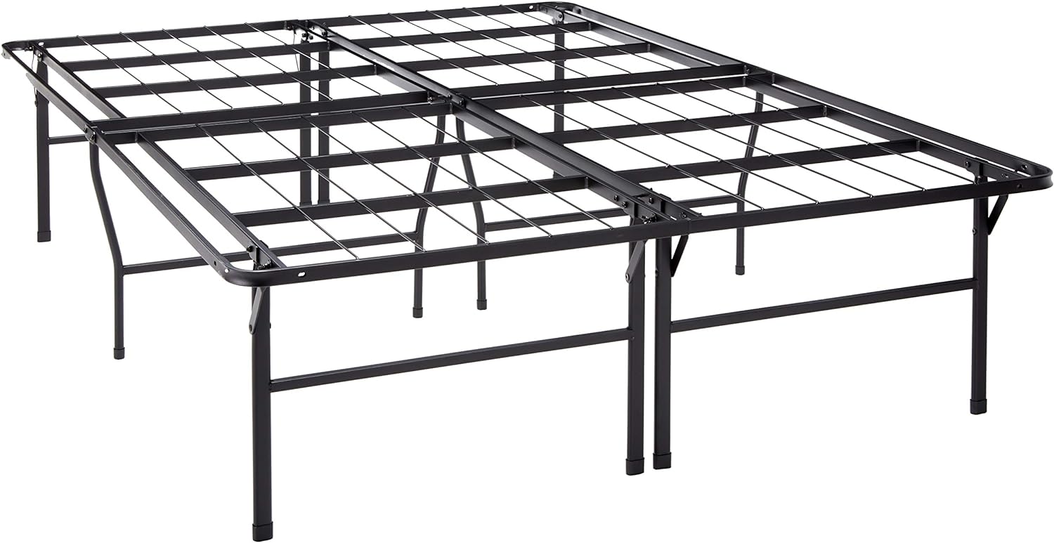 Best Price Mattress 18 Inch Metal Platform Beds w/Heavy Duty Steel Slat Mattress Foundation (No Box Spring Needed)