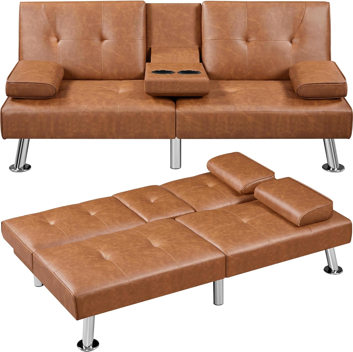 The couch looks nice and is practical. The seats are kind of hard but thats fine. Customer service was fast and helpful when we had an issue with a part