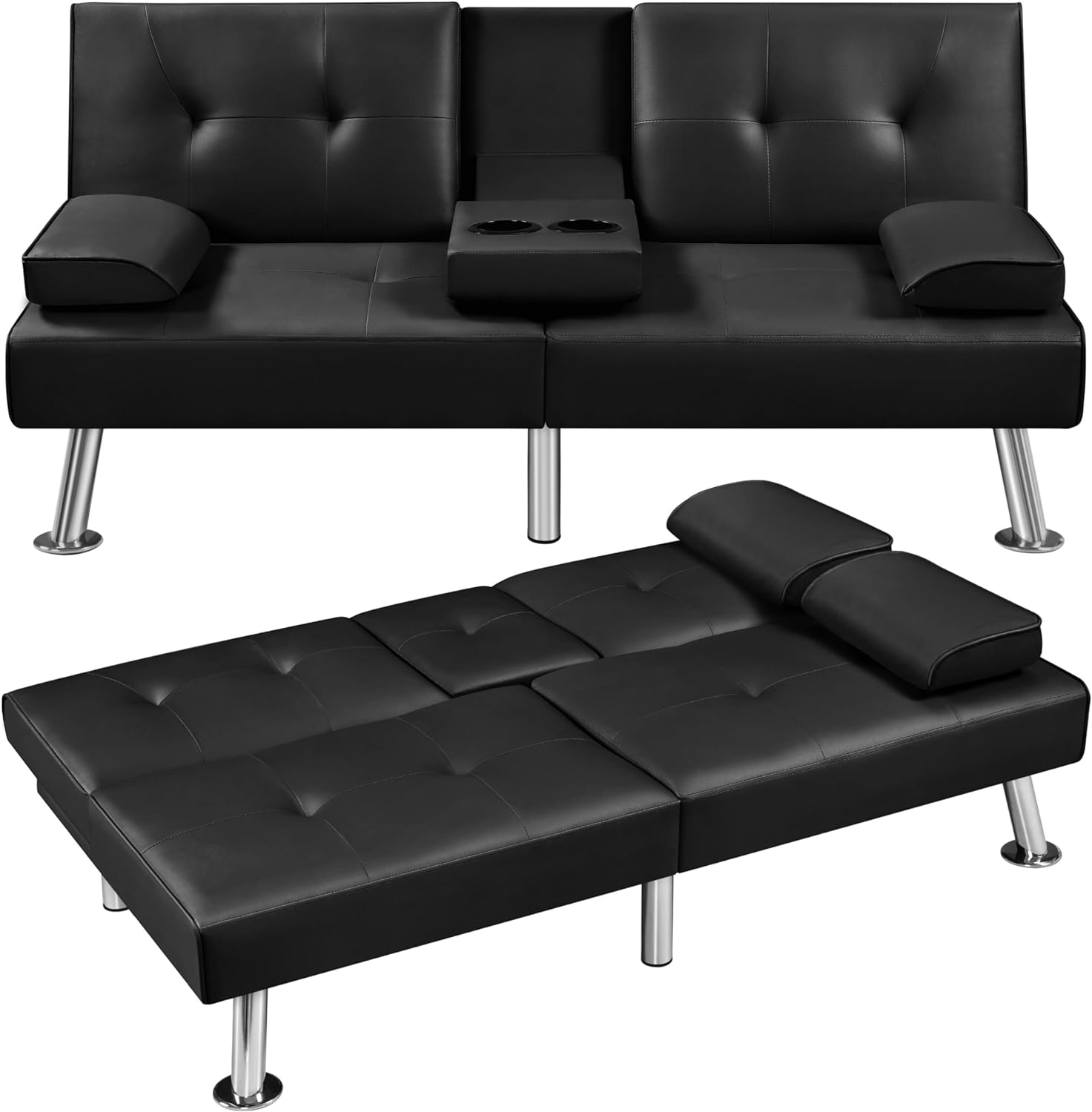 The couch looks nice and is practical. The seats are kind of hard but thats fine. Customer service was fast and helpful when we had an issue with a part