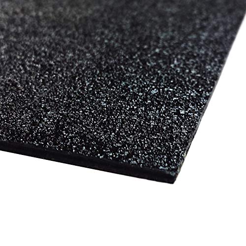 ABS Black Plastic Sheet 48 X 96 X 0.0625 (1/16) 4x8 ft, Black Haircell, for Automotive, VEX Robotics Teams, Hobby, DIY, Industrial. Easy to Cut, Bend, Mold.