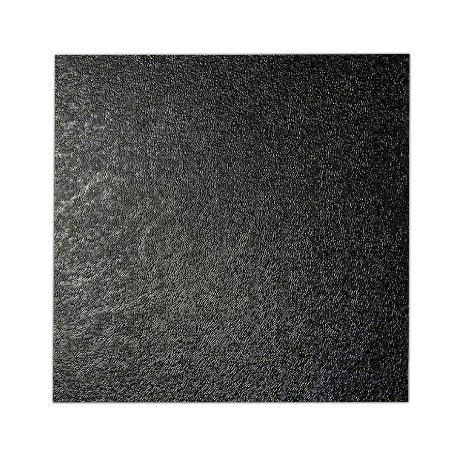 Forged Acrylics ABS Sheet - 1/8 Thick, Black, 12 x 12 x .118 Nominal