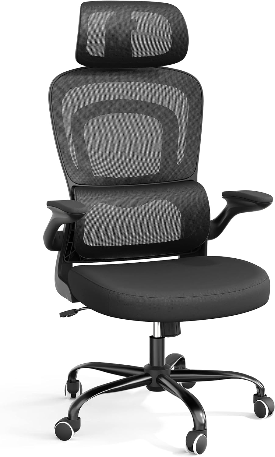 I recently purchased the SOMEET Ergonomic Mesh Office Chair with Lumbar Support and have been thoroughly impressed with its performance and design. As someone who spends long hours at the desk, I prioritize comfort and proper support, and this chair delivers on both fronts.The high back design provides excellent support to my entire back, particularly the lumbar region. The lumbar support feature is adjustable, allowing me to customize the level of support based on my preferences. This has signi