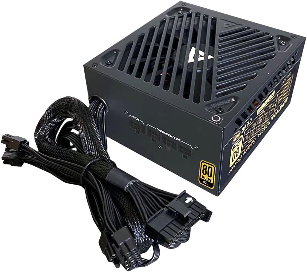 Apevia ATX-GX650W Galaxy 650W 80  Gold Certified Active PFC ATX Semi-Modular Gaming Power Supply