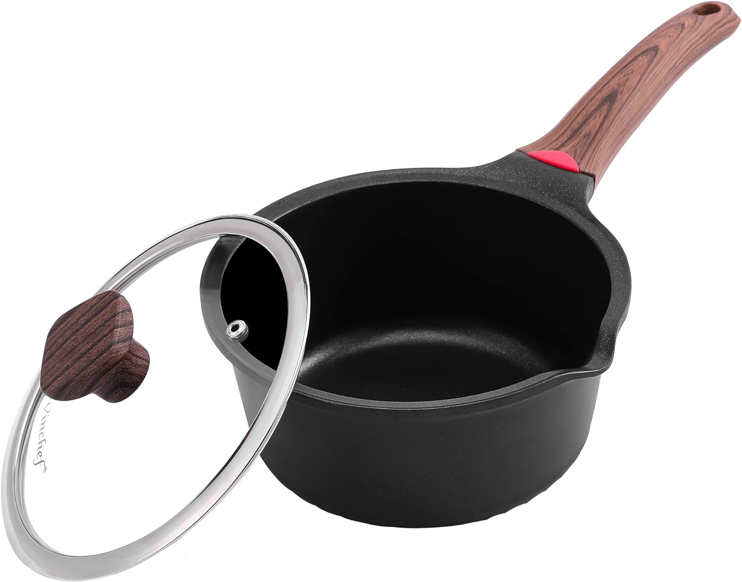 I bought this pot specifically for heating milk (for grandkids hot chocolate)  works great. Heated milk without scorching, although I did stir constantly when the milk was hot. Easy to assemble handle and cleans up well. Granny approved!