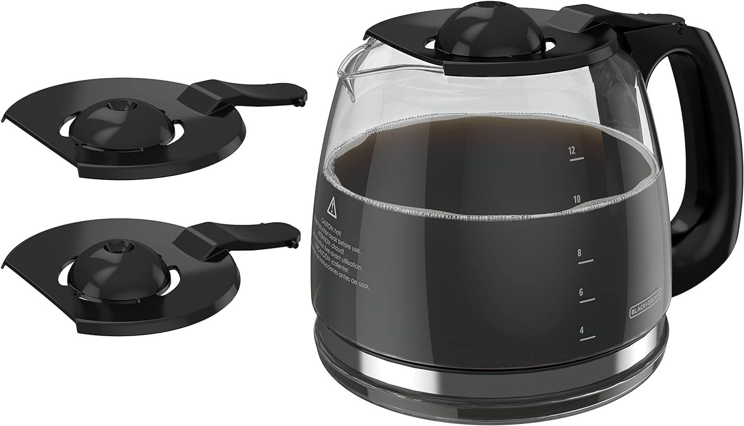 They had three lids which adjusts for the coffee maker with the 
