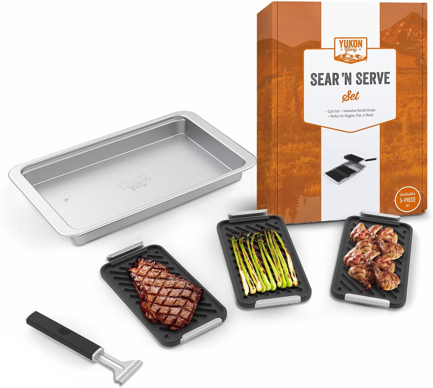 Purchased the complete set and use them on my outdoor grills. Good quality and perfect size. I also use them in my out door pizza oven to cook steaks, fish, and crab cakes. Very please!