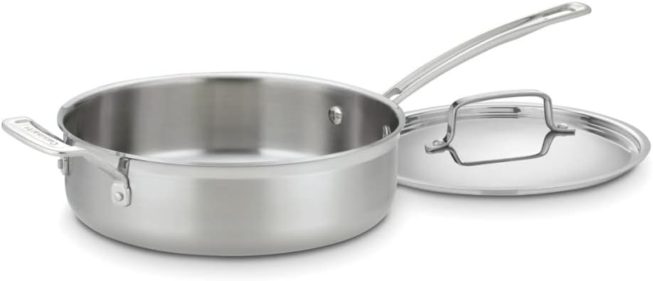 This pan is great for every day braising. Excellent heat distribution, fairly light weight and maneuverable, and the stainless interior and exterior make it easy to clean. You could pay a lot more and not get anything better!