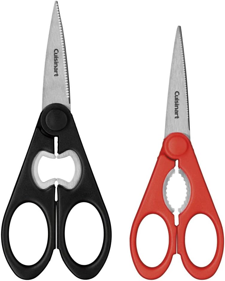 Cuisinart C77-2PSHR8B7R Classic Shears 2-Piece Set, 8 Black and 7 Red