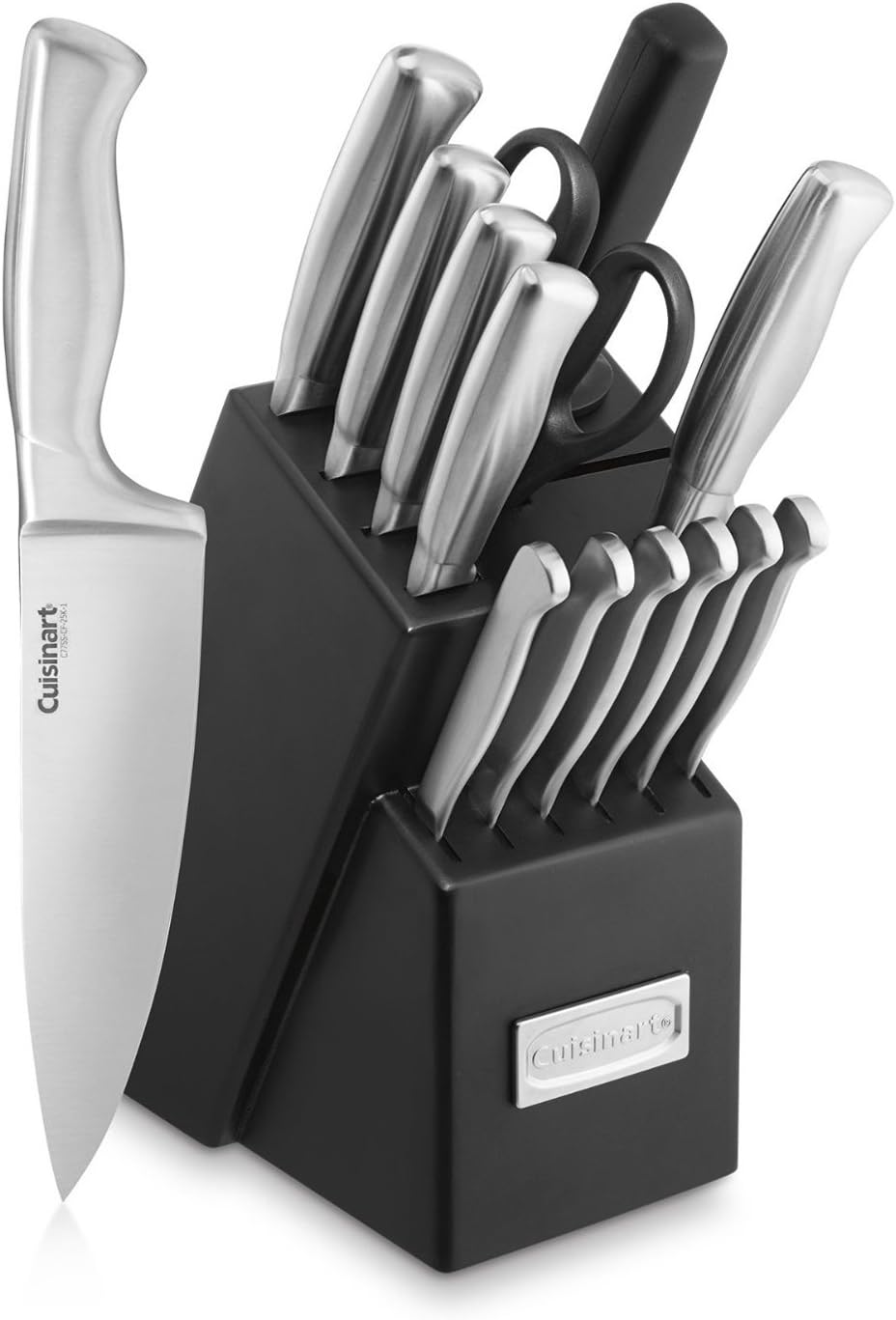 These knives are a nice set. They are very sharp and look nice on my counter :) & they have a nice grip. Every time I use them I wash and dry and put away, Keeps them in good condition!