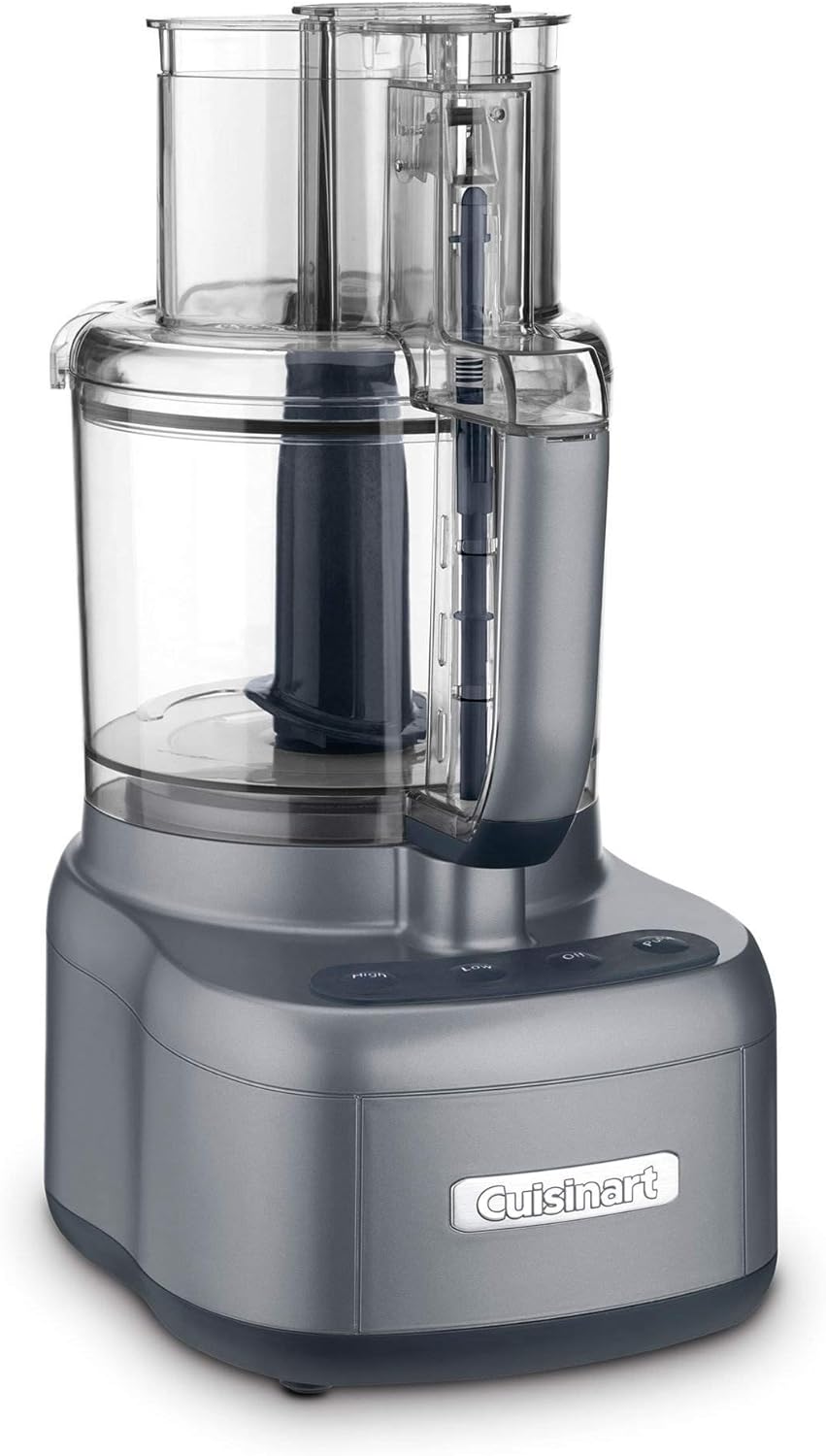 Cuisinart FP-11GMFR Food Processor, Gunmetal (Renewed)