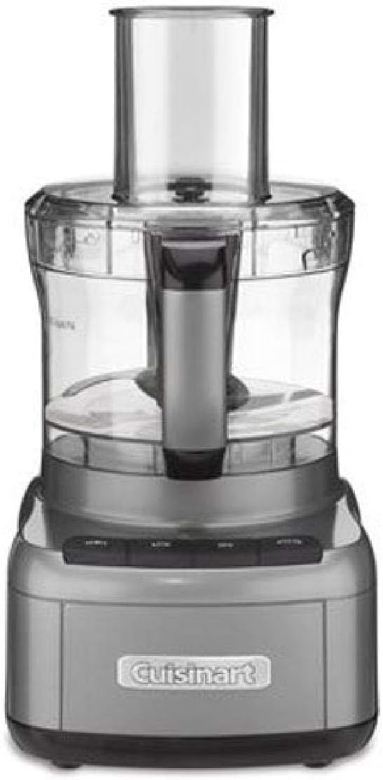 Cuisinart 8 Cup Food Processor, 350-Watt Motor, Gunmetal, FP-8GMP1