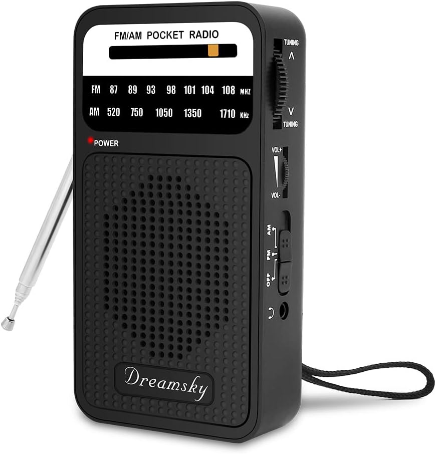 I really enjoy using this radio.It is very small and compact, and fits comfortably in my pocket.The speaker is loud; it does tend to distort noise when the volume is at its highest.The dials are very responsive. And the radio as a whole is very easy to use.I also enjoy the headphone jack; in case you want to listen in private.The last thing I love about this product, which is a small thing is, that the seller includes batteries, so you can use it right out of the box.