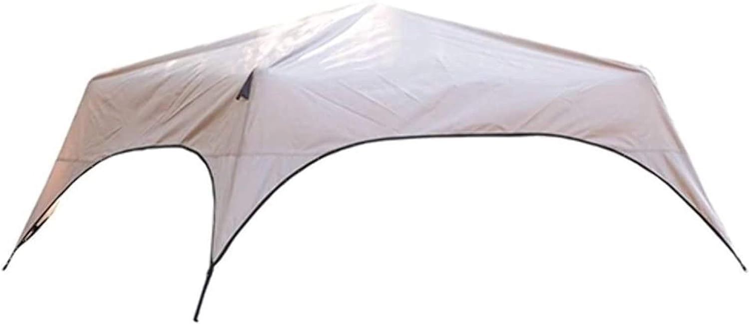 No one like a leaky tent! You're tent top will be so much more reinforced with this! Snaps on easily and packs up inside tent bag as it' small. The birds like to hide from the rain under there too. We did have one trying to build a nest between the cover and the tent.