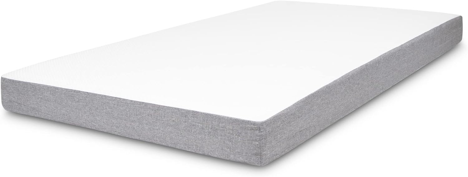 Milliard 5 in. Memory Foam Mattress - for Bunk Bed, Daybed, Trundle or Folding Bed Replacement (Twin)